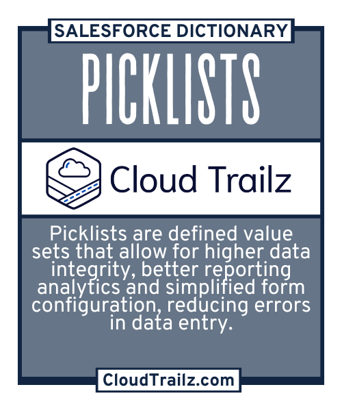Salesforce Picklists feature overview