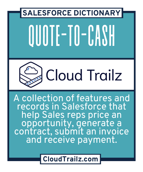Salesforce Quote-to-Cash process overview
